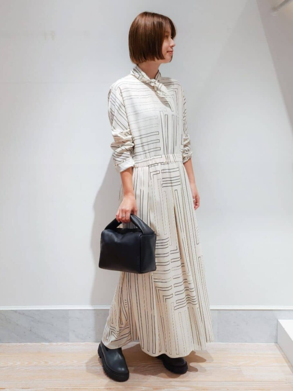 GALERIE VIE（ギャルリー ヴィー）の「シルクサンドウォッシュプリント