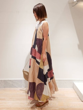 Kikuchi_TOMORROWLANDさん（レディース・164cm）の夏コーディネート