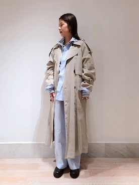 「アイテム（ルームウェア）」を使った、Kikuchi_TOMORROWLANDさん（レディース・164cm）の秋コーディネート