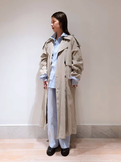 ピーチクロス オーバートレンチコート（トレンチコート）｜GALERIE VIE