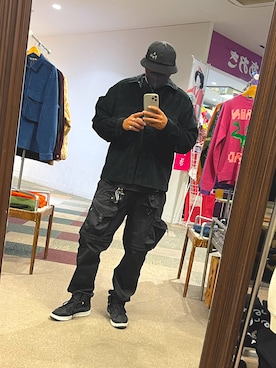 「BAL（バル）のアイテム（帽子）」を使った、ryu0630さん（メンズ・184cm）の秋コーディネート