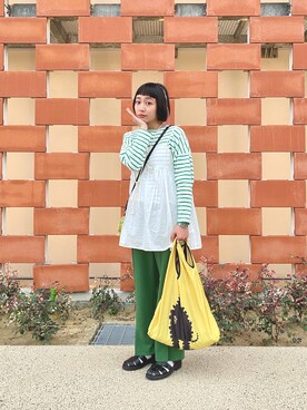 鬆鬆さん(レディース・158cm)の春コーディネート