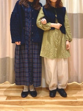 「Samansa Mos2（サマンサ モスモス）のアイテム（その他）」を使った、uemuraさん（レディース・150cm）の秋コーディネート