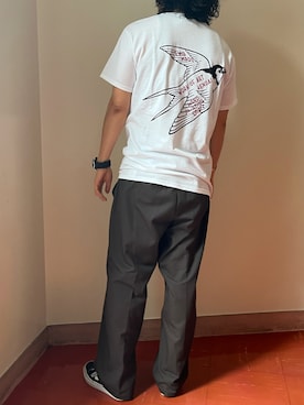「RED KAP（レッドキャップ）のアイテム」を使った、kunishimalaさん（メンズ・168cm）の春コーディネート