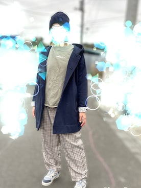 「Design Tshirts Store graniph（デザイン　ティーシャツ　ストア　グラニフ）のアイテム（ジャケット/アウター）」を使った、p☺︎tchanさん（レディース・158cm）の冬コーディネート