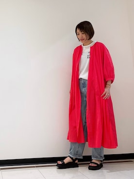 「GALLEST」｜mikaさん（レディース・165cm）の夏コーディネート