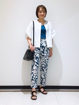 「インディヴィ」｜「アイテム（タンクトップ）」を使った、mikaさん（レディース・165cm）の夏コーディネート