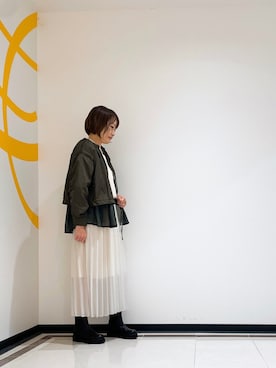 「GALLEST」｜mikaさん（レディース・165cm）の秋コーディネート