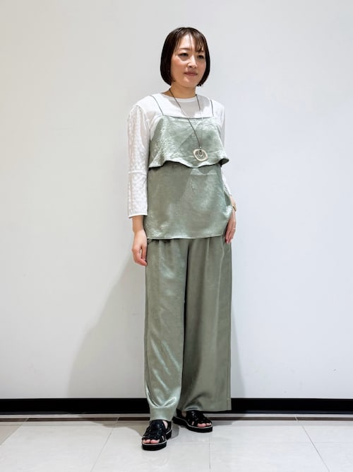 セール】春SALE！【2点セット／洗える】カセット服 キャミ