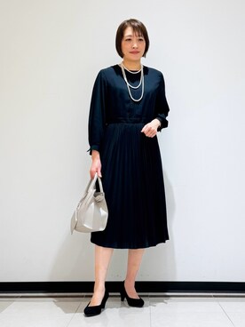 「バッグ」｜「アイテム（その他）」を使った、mikaさん（レディース・165cm）の春コーディネート