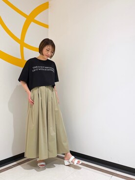「GALLEST」｜mikaさん（レディース・165cm）の夏コーディネート