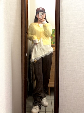 「SPINNS（スピンズ）のアイテム」を使った、ならちゃんさん（レディース・155cm）の春コーディネート