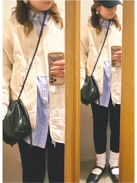 「Panamaboy（パナマボーイ）のアイテム」を使った、ならちゃんさん（レディース・155cm）の冬コーディネート