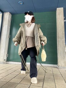 JEANASISのジャケット/アウターを使った「ニットベスト」の人気