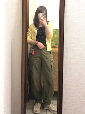 「courreges（クレージュ）のアイテム」を使った、ならちゃんさん（レディース・155cm）の春コーディネート