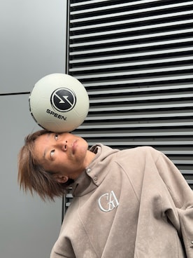 「ANDGEEBEE（アンジービー）のアイテム」を使った、Kanさん（メンズ・170cm）の春コーディネート