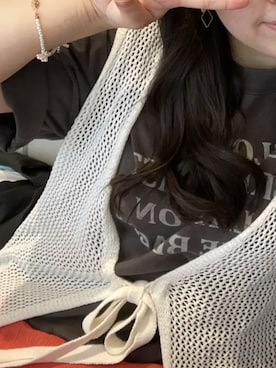 「3coins（3coins）のアイテム（ブレスレット）」を使った、yui☺︎さん（レディース・152cm）の夏コーディネート