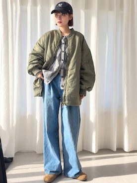 「pocket（ポケット）のアイテム」を使った、noaverse__さん（レディース・170cm）の秋コーディネート