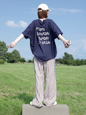 noaverse__さん(レディース・170cm)の夏コーディネート