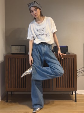 「newhattan（ニューハッタン）のアイテム」を使った、noaverse__さん（レディース・170cm）の夏コーディネート