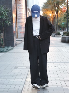 「アイテム（テーラードジャケット）」を使った、noaverse__さん（レディース・170cm）の秋コーディネート