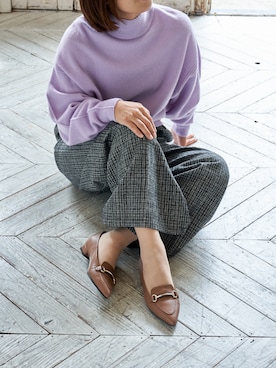 MODEETJACOMOingSTAFFさん（レディース・160cm）の冬コーディネート