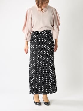 「Riz raffinee（リズラフィーネ）のアイテム」を使った、MODEETJACOMOingSTAFFさん（レディース・160cm）の夏コーディネート