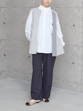 「Mode et Jacomo（モードエジャコモ）のアイテム」を使った、MODEETJACOMOingSTAFFさん（レディース・163cm）の夏コーディネート