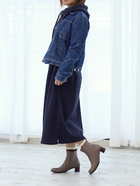 「ing（イング）のアイテム（シューズ）」を使った、MODEETJACOMOingSTAFFさん（レディース・160cm）の夏コーディネート