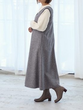 「ブーツスタイル」｜MODEETJACOMOingSTAFFさん（レディース・160cm）の夏コーディネート