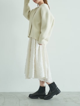 「オールホワイトコーデ」｜MODEETJACOMOingSTAFFさん（レディース・164cm）の夏コーディネート