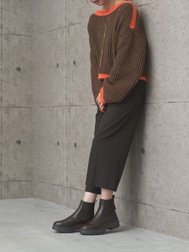 「厚底」｜MODEETJACOMOingSTAFFさん（レディース・164cm）の夏コーディネート