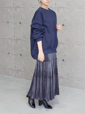 「Mode et Jacomo（モードエジャコモ）のアイテム」を使った、MODEETJACOMOingSTAFFさん（レディース・163cm）の秋コーディネート