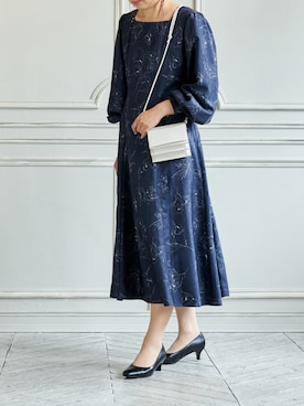 「Mode et Jacomo（モードエジャコモ）のアイテム（パンプス）」を使った、MODEETJACOMOingSTAFFさん（レディース・158cm）の冬コーディネート