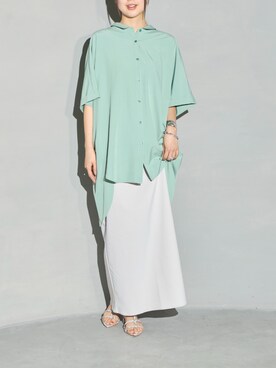 MODEETJACOMOingSTAFFさん（レディース・158cm）の夏コーディネート