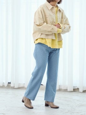 「ing（イング）のアイテム（シューズ）」を使った、MODEETJACOMOingSTAFFさん（レディース・160cm）の夏コーディネート