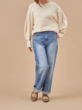 「アイテム（パンプス）」を使った、MODEETJACOMOingSTAFFさん（レディース・160cm）の冬コーディネート