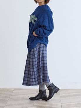 「ing（イング）のアイテム（シューズ）」を使った、MODEETJACOMOingSTAFFさん（レディース・160cm）の夏コーディネート