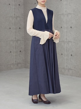 「Mode et Jacomo（モードエジャコモ）のアイテム」を使った、MODEETJACOMOingSTAFFさん（レディース・163cm）の夏コーディネート