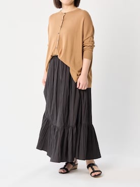 「ウェッジソール」｜MODEETJACOMOingSTAFFさん（レディース・154cm）の夏コーディネート