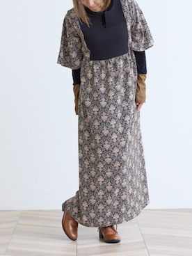 「ing（イング）のアイテム（シューズ）」を使った、MODEETJACOMOingSTAFFさん（レディース・160cm）の秋コーディネート