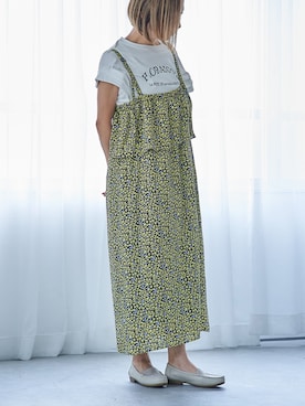 「ing（イング）の【サスティナブル】モカシューズ（その他シューズ、ベージュ系）」を使った、MODEETJACOMOingSTAFFさん（レディース・160cm）の春コーディネート