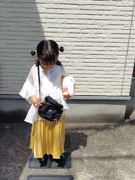rinさん（キッズ・100cm）の夏コーディネート