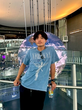 「NIRVANA（ニルヴァーナ）のアイテム」を使った、appriseさん（メンズ・176cm）の夏コーディネート