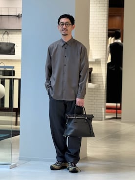 「caban（キャバン）のアイテム」を使った、Tsukinari_TOMORROWLANDさん（メンズ・175cm）の春コーディネート