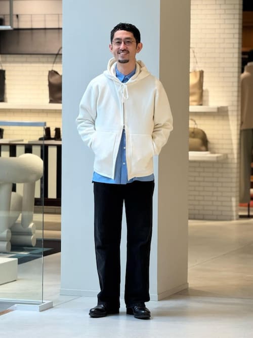 CABaN コットンカシミヤ ジップパーカ（ニット/セーター）｜CABaN