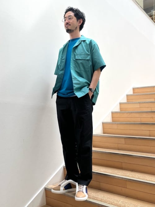 CABaN コットン ドロップショルダークルーネックプルオーバー