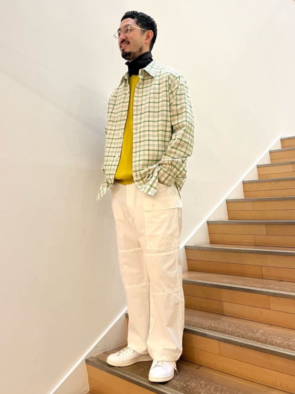 caban（キャバン）の「CABaN コットンカシミヤ クルーネック
