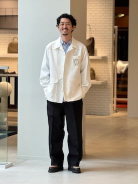 「caban」｜Tsukinari_TOMORROWLANDさん（メンズ・175cm）の秋コーディネート