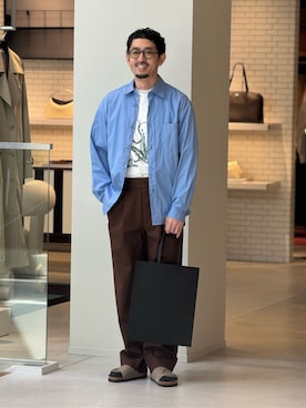 「caban（キャバン）のアイテム」を使った、Tsukinari_TOMORROWLANDさん（メンズ・175cm）の春コーディネート